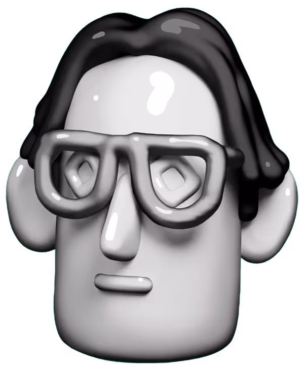 Sculpted 3D head, the recurring motif in Martynas Auz’s renderism work